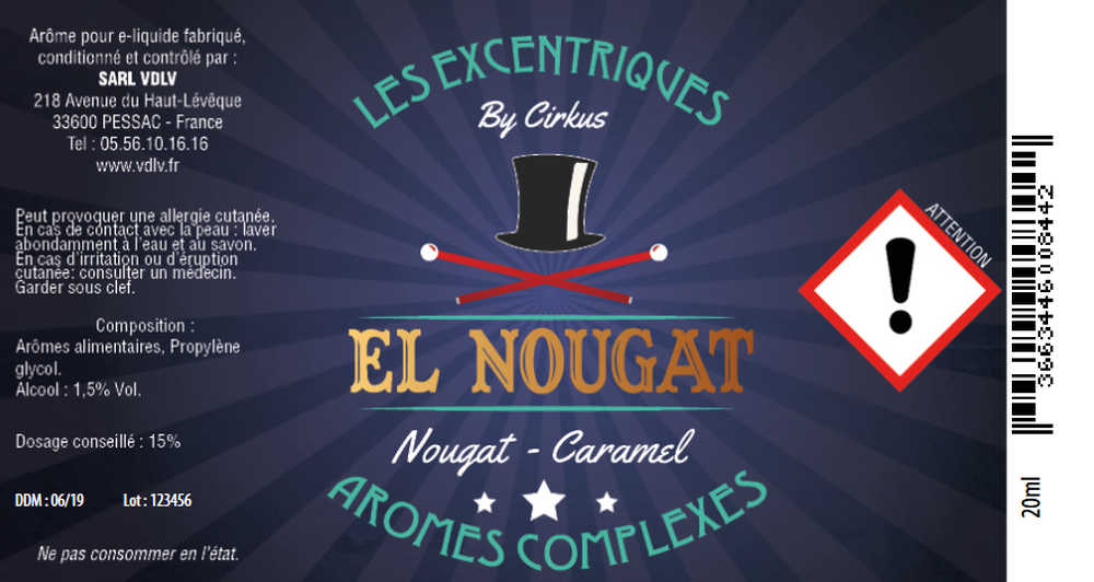 Arôme El Nougat 30ml - Cirkus - VDLV 4794.jpg