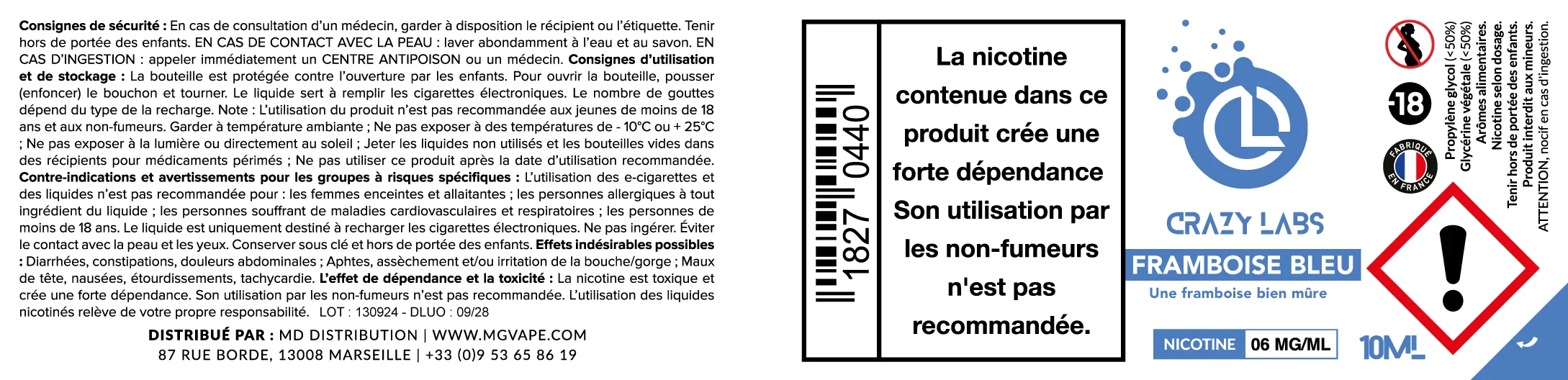 Framboise Bleue - Crazy Labs FramboiseBleu_6MG_10ML.webp